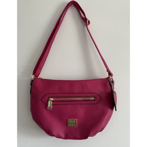 NWOT Juicy By Juicy Couture Preppy Pink Crossbody Convertible Bag Y2K - Picture 1 of 6